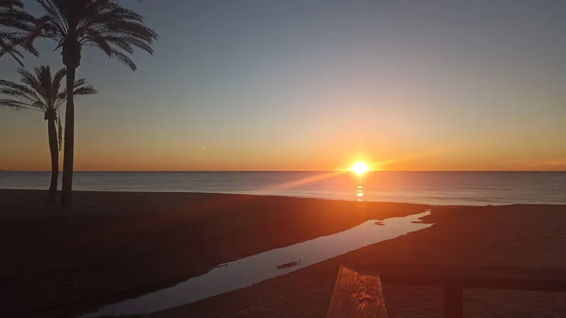 Golden Sunrise over the Mediterranean Horizon