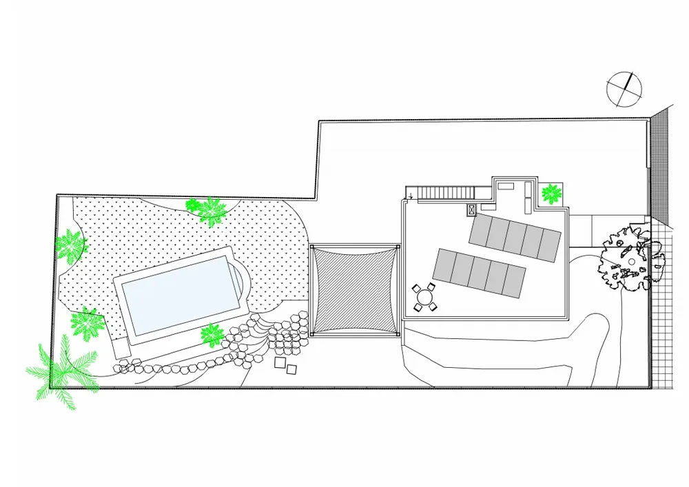 Rooftop Plan: Panoramic Solarium & Solar PV Array